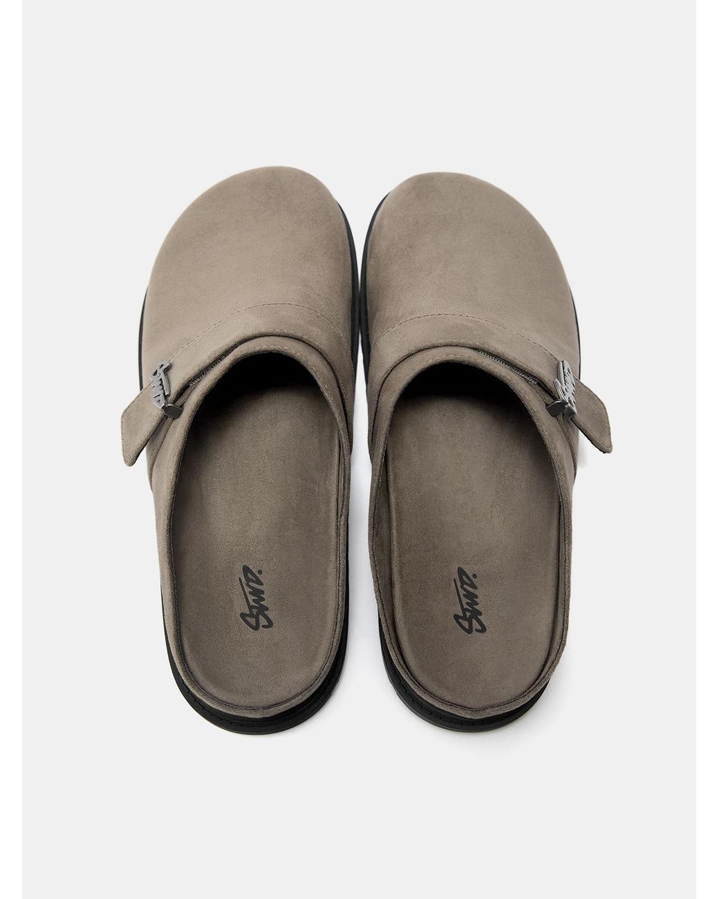 Pull&Bear Pantolette Stwd in Gray für Herren