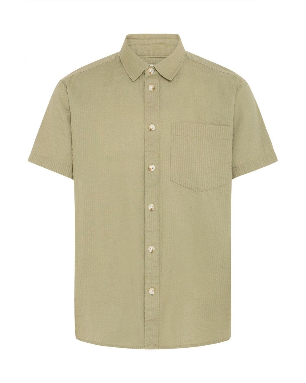 Solid Hemd Sdpalle in Green für Herren