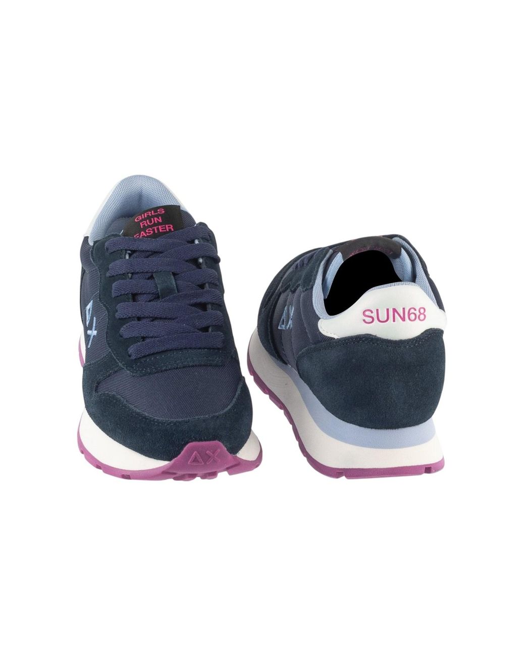 Sun 68 Blue Sneaker Low Ally Solid