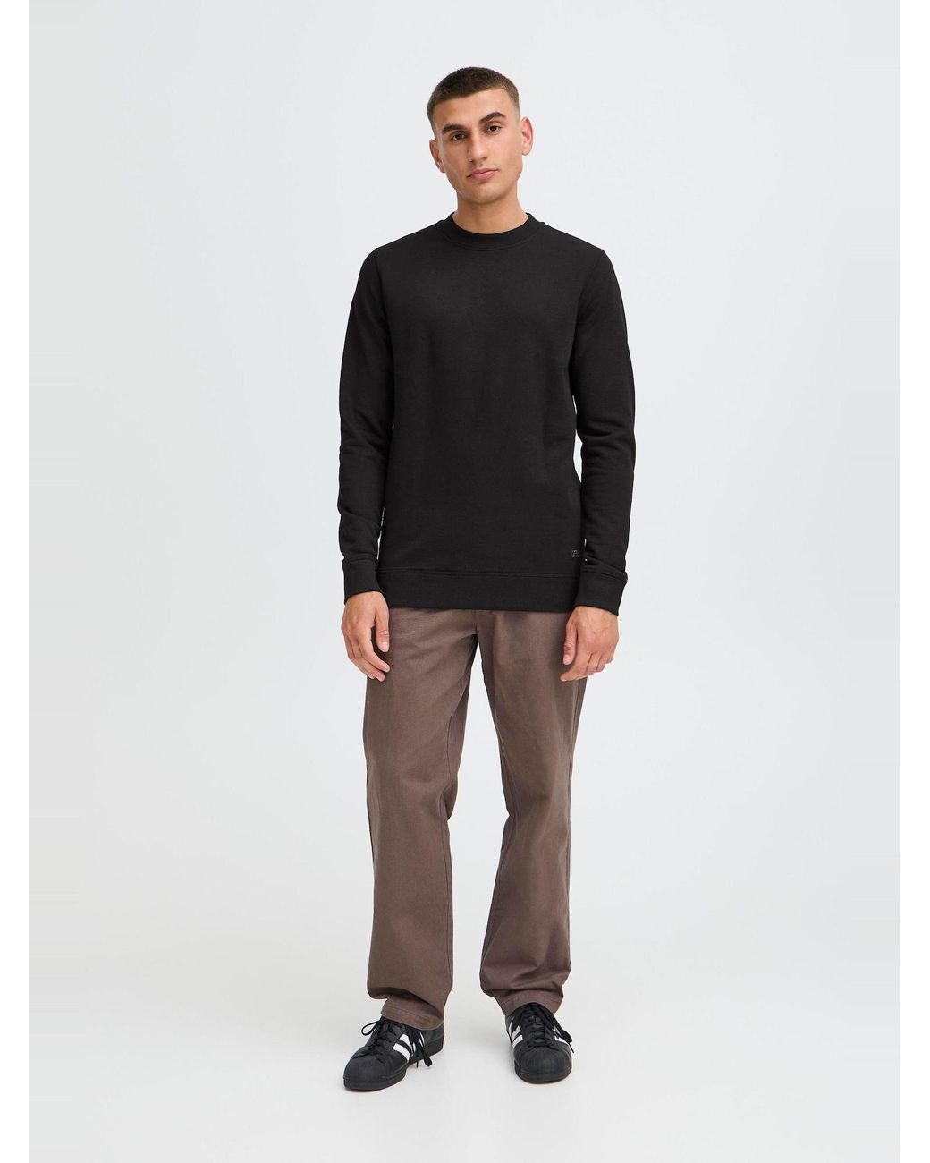 Solid Pullover Sdaula in Black für Herren