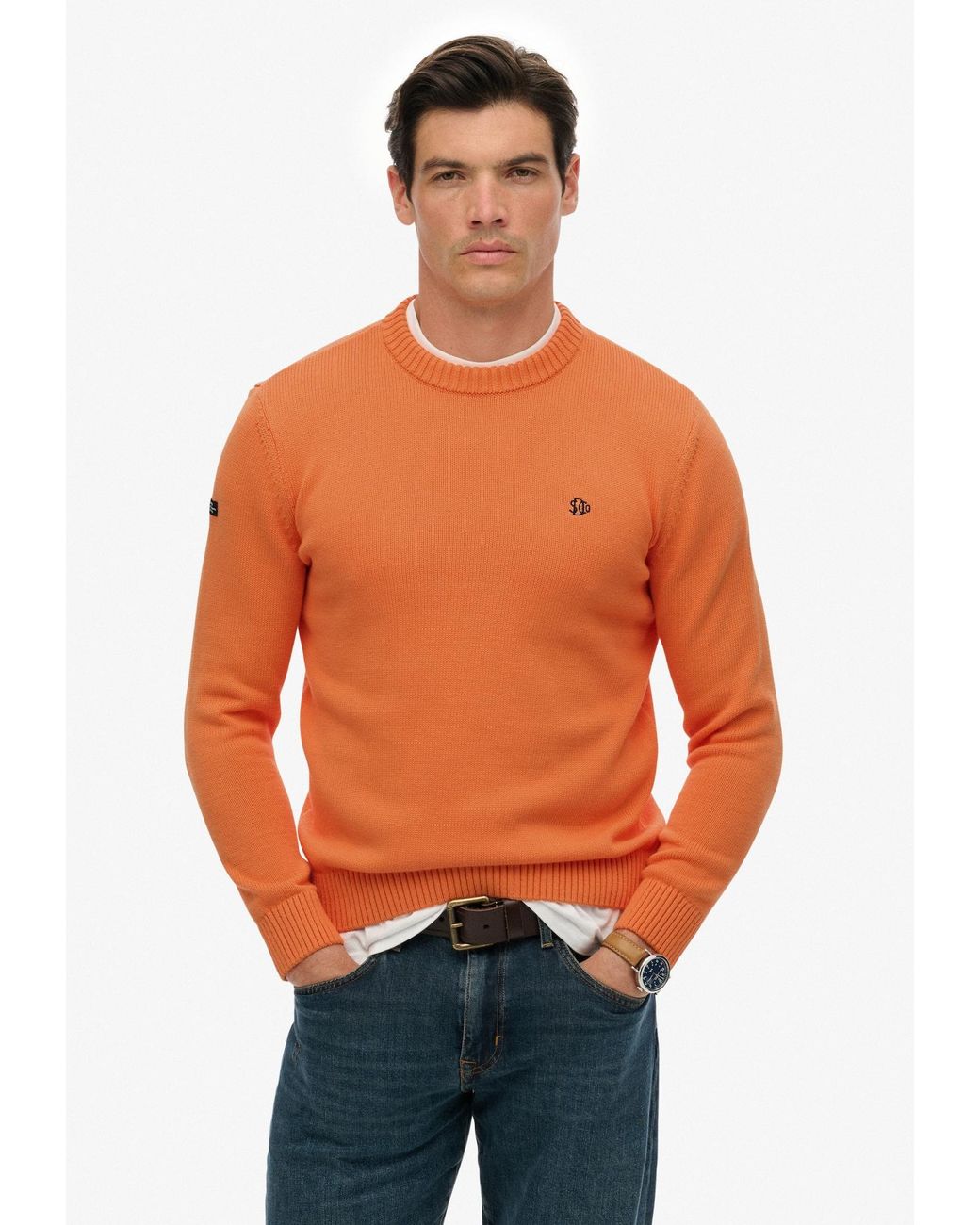 Superdry & Co Pullover in Orange für Herren