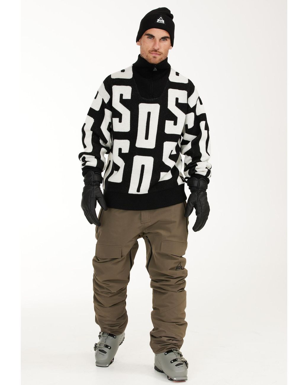 S.o.s. Pullover Verbier in Black für Herren