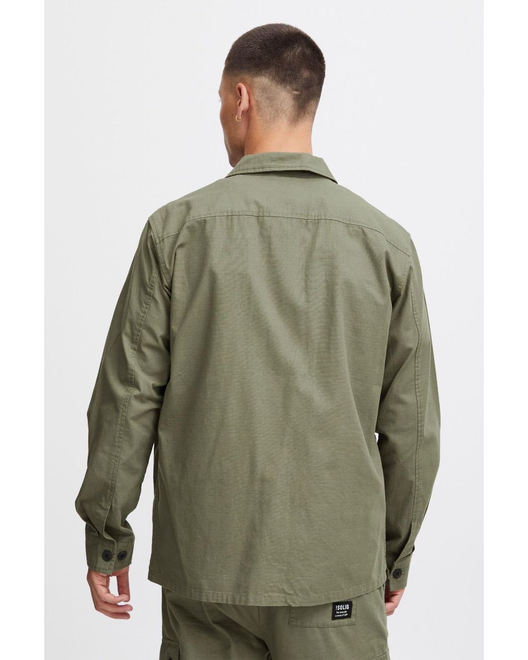 Solid Übergangsjacke Laurie in Green für Herren