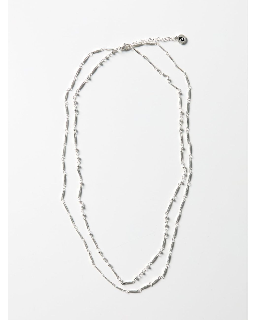 Pull&Bear Kette in White für Herren