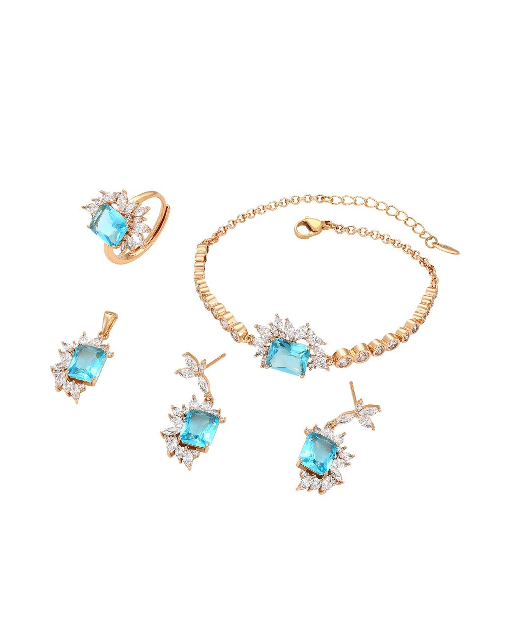 faina White Schmuckset