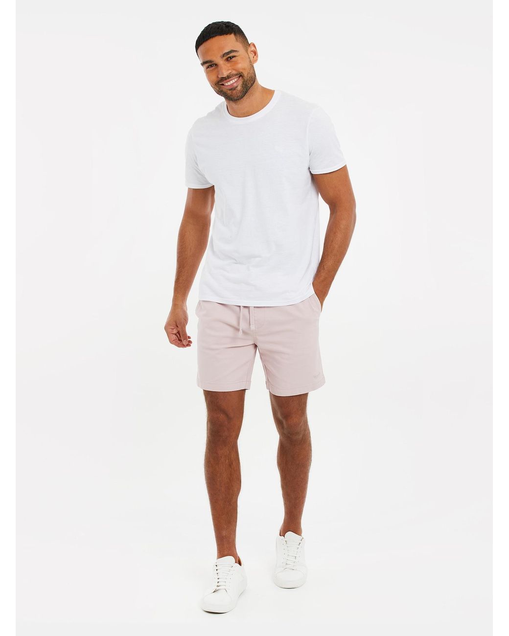 Threadbare Shorts Mambo in Pink für Herren