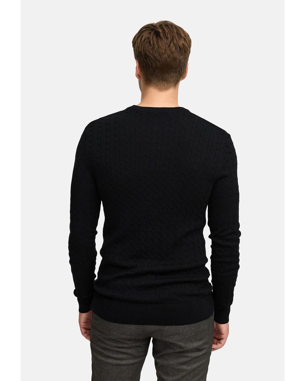 JEFF Pullover Camden in Black für Herren