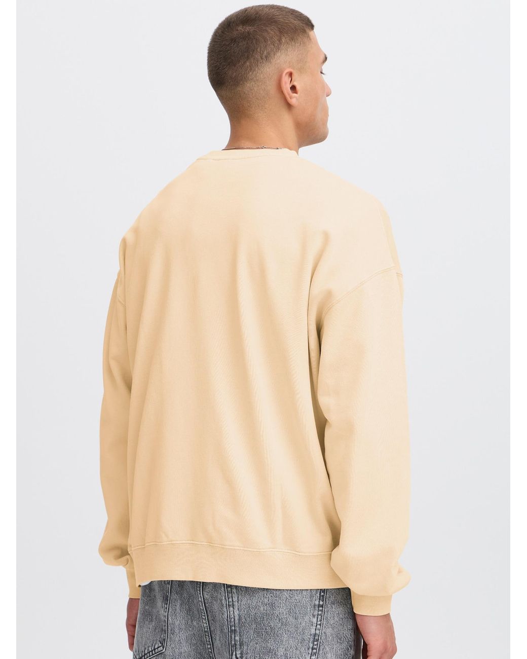 Solid Pullover Sdrami in Natural für Herren