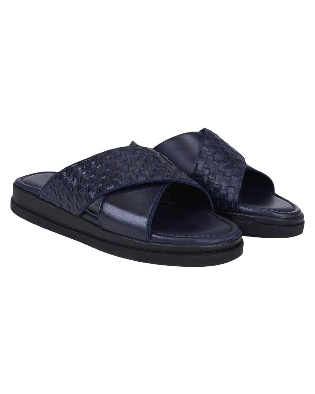 Desa Pantolette Folien in Blue für Herren