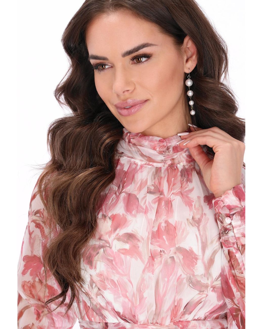 faina Pink Bluse
