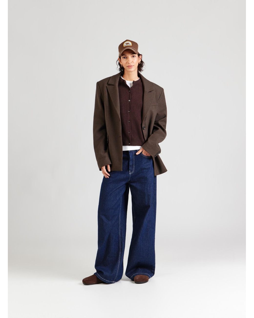 Gap Brown Strickjacke 90S