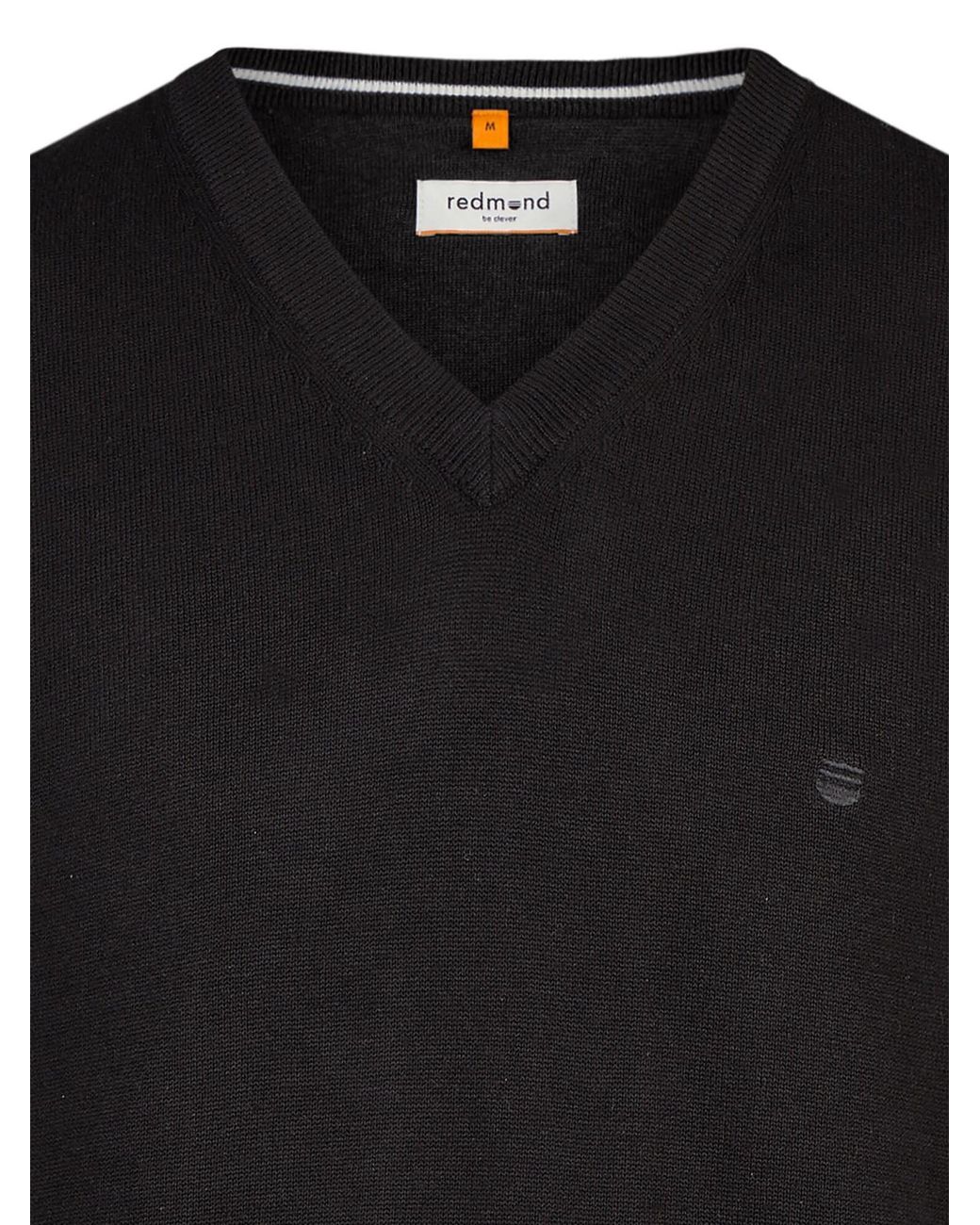 Redmond Pullover Basic in Black für Herren
