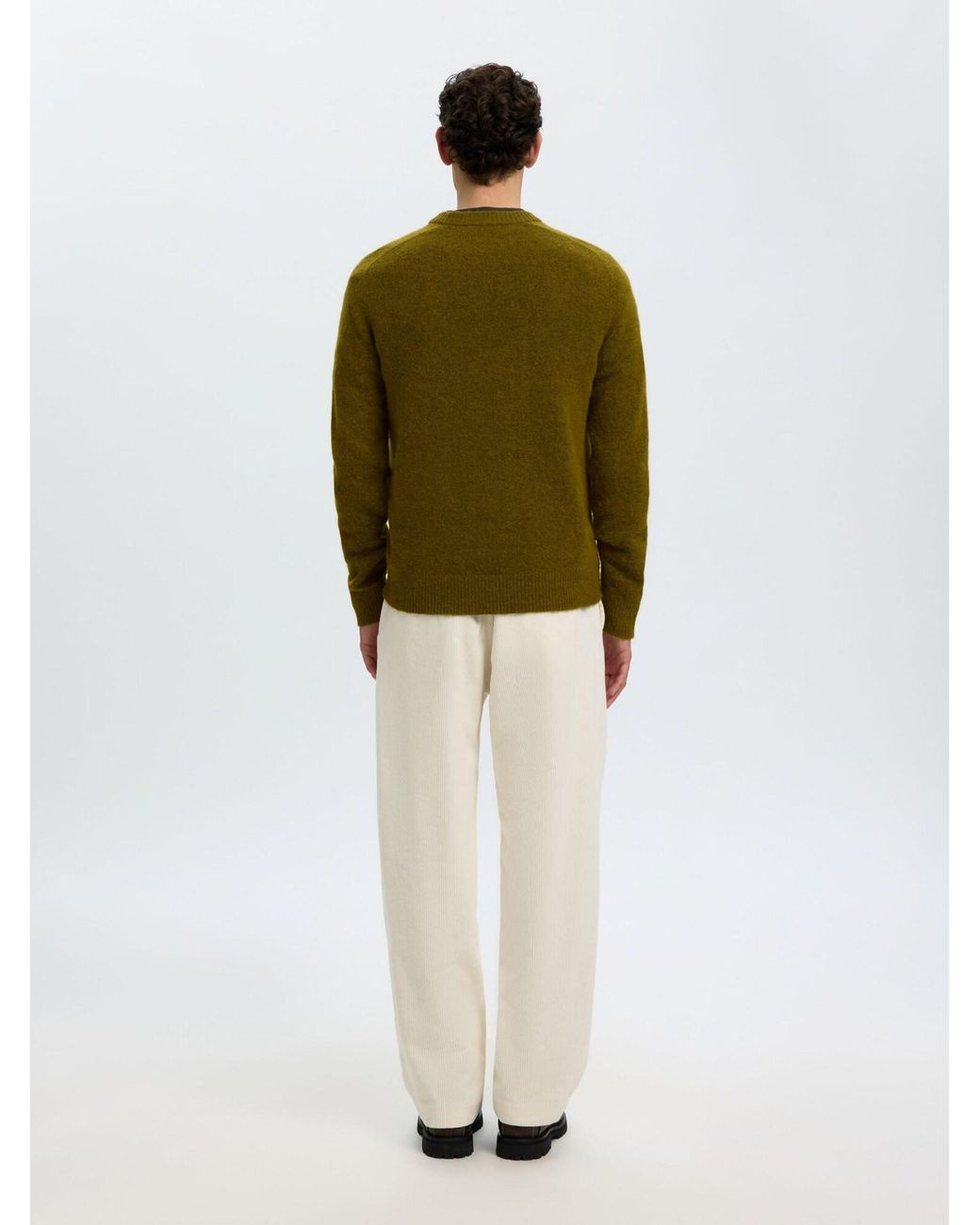 SELECTED Pullover 16086699 in Green für Herren