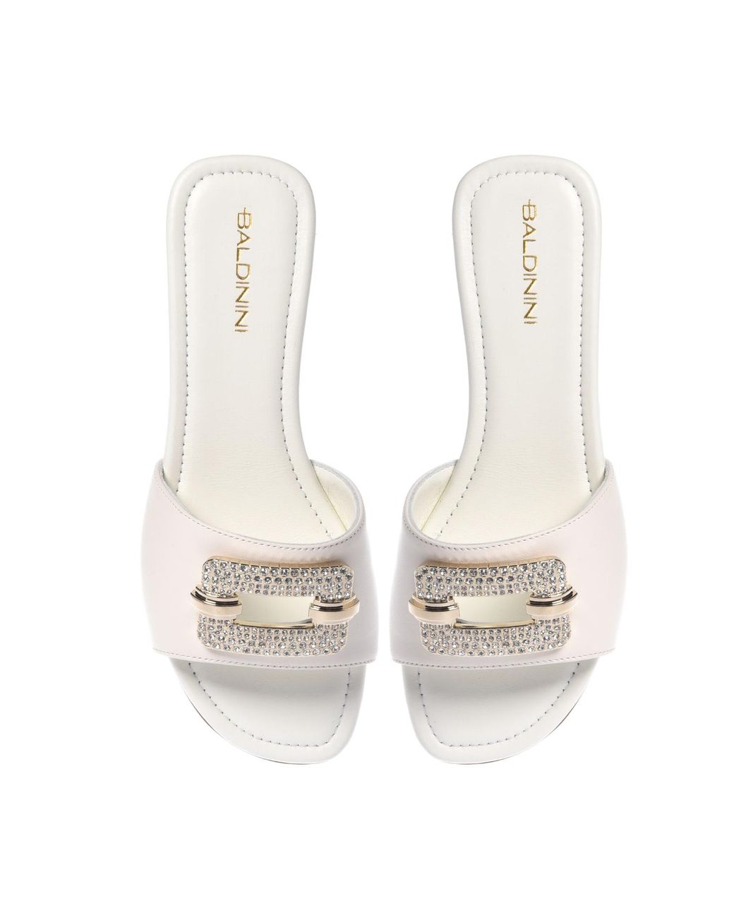 Baldinini White Pantolette