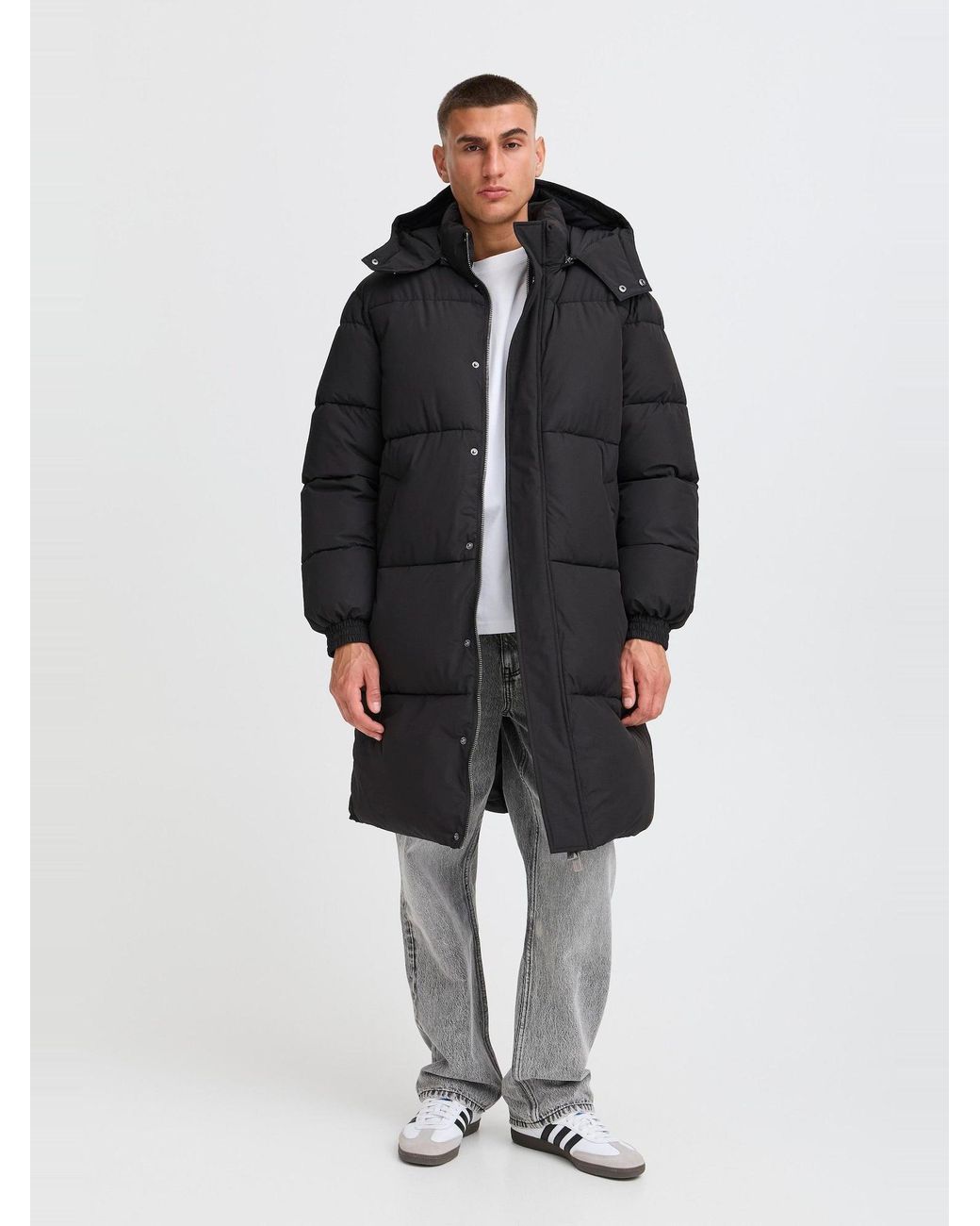 Solid Steppmantel Sdroy Long in Blue für Herren