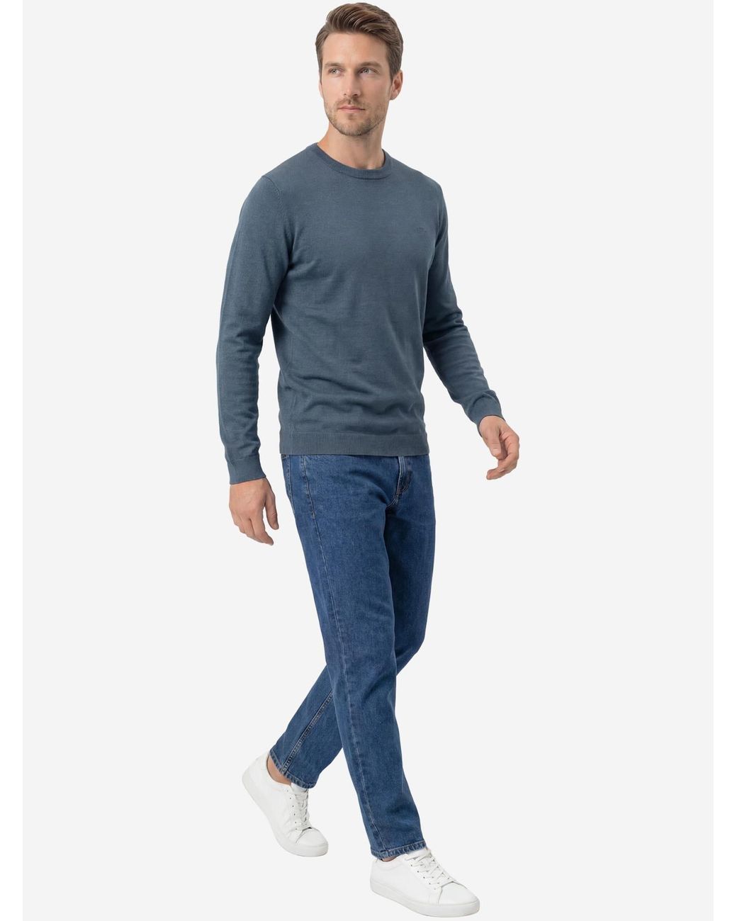 S.oliver Oliver Pullover Basic in Blue für Herren