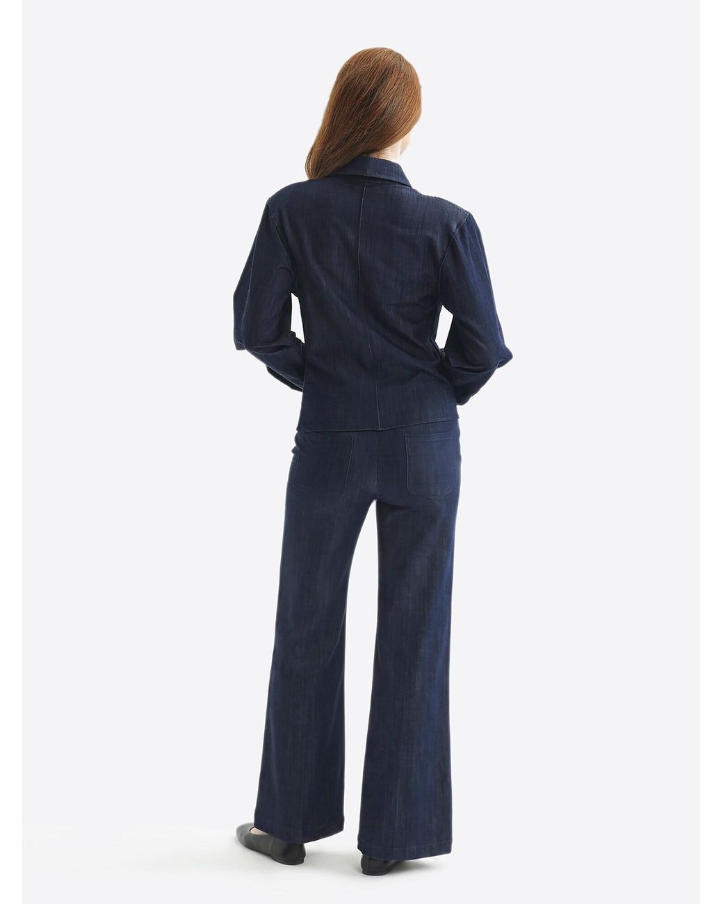 TorWeit Blue Hose Luxe Feel Flare Pants