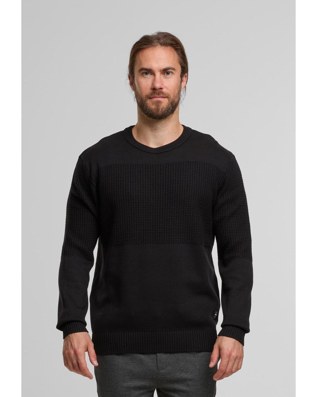 INDICODE Pullover Infame in Black für Herren