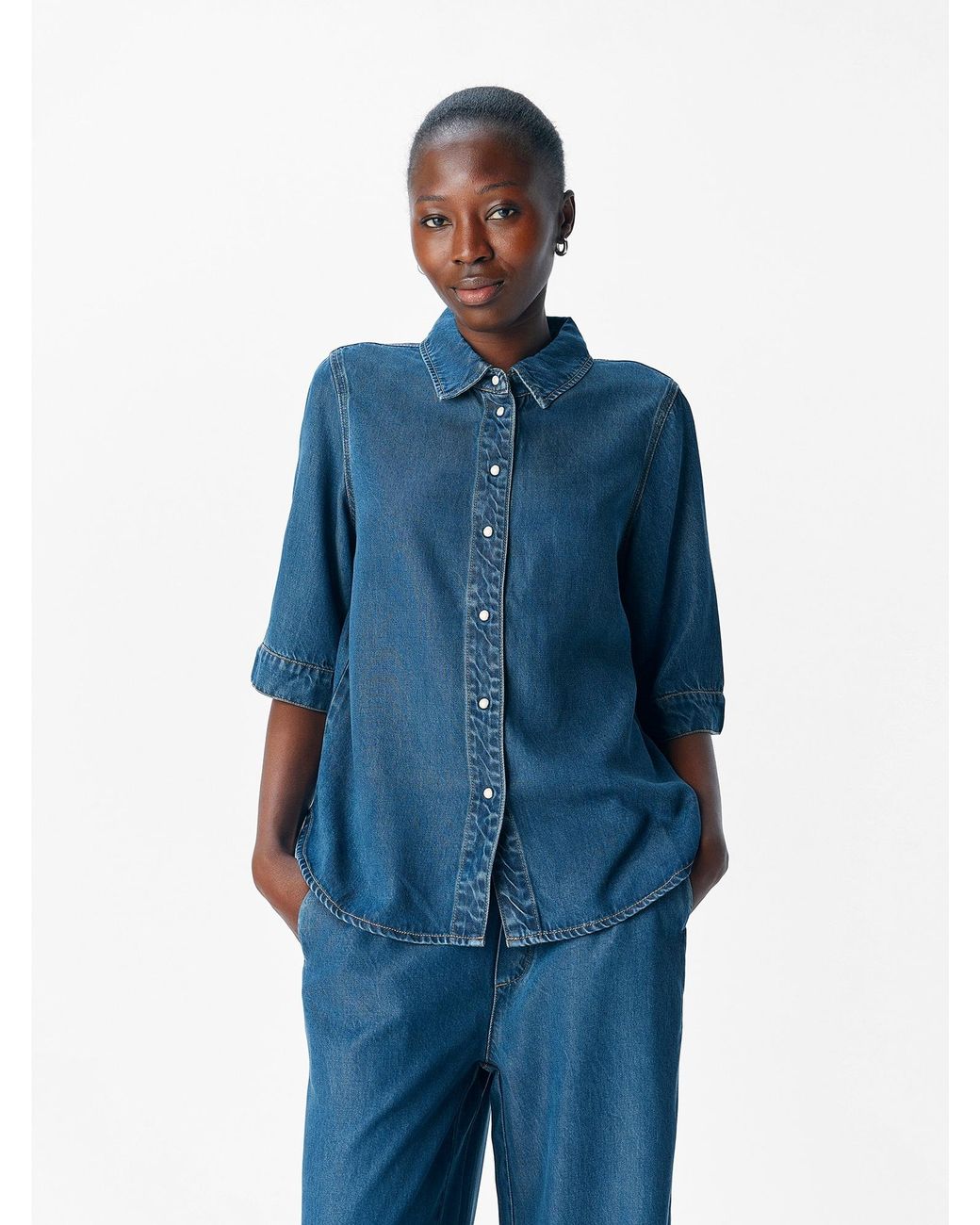 Object Blue Bluse Objframe