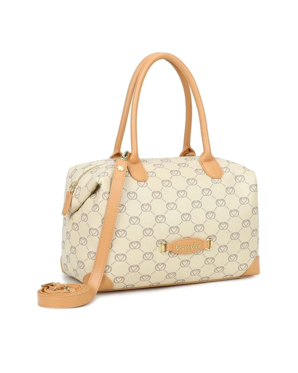 Braccialini Natural Handtasche Monogram