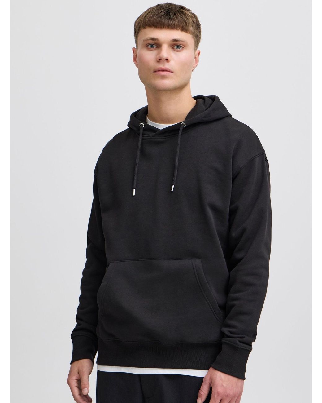 Solid Sweatshirt Lenz in Black für Herren