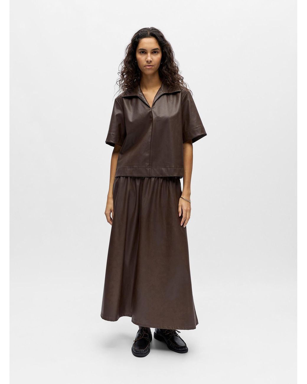 Object Brown Bluse Objemery