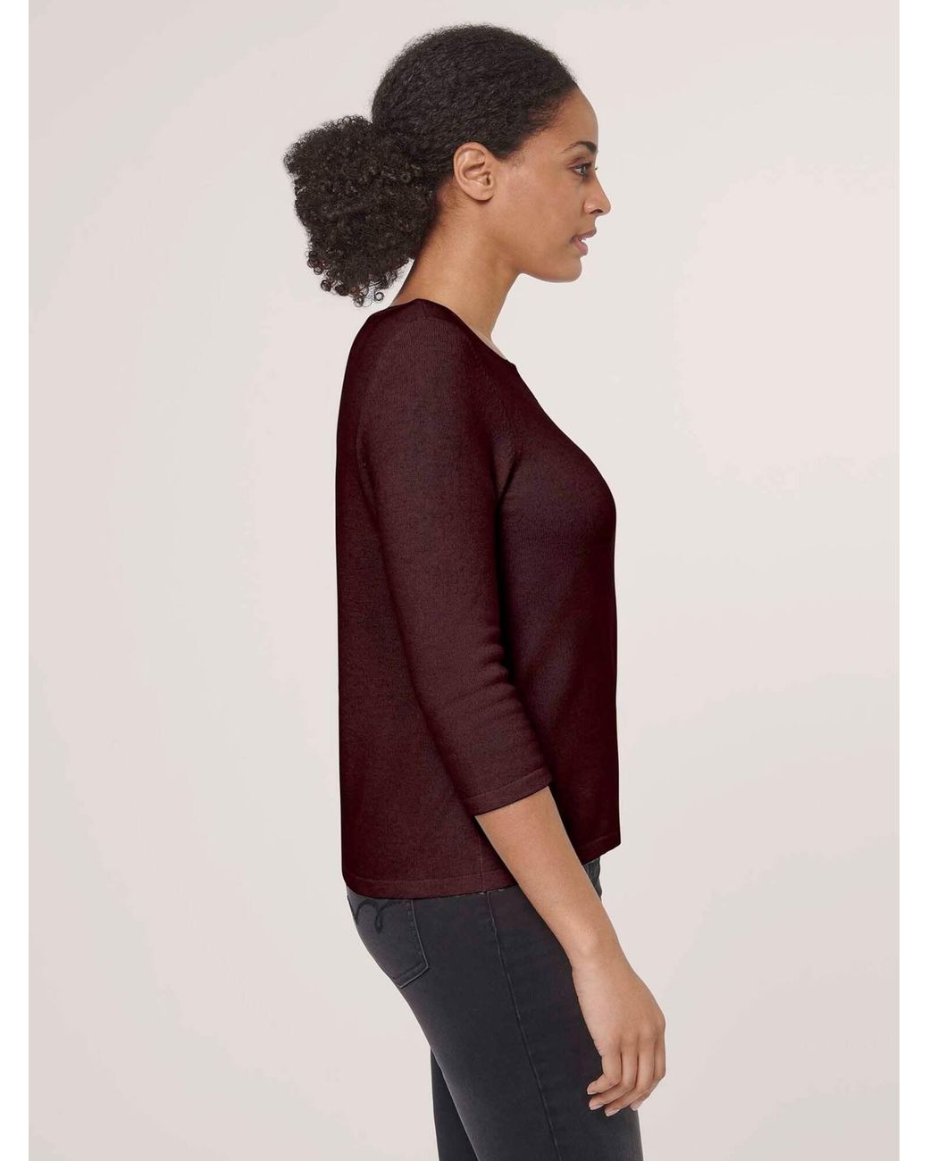 Madeleine Purple Pullover