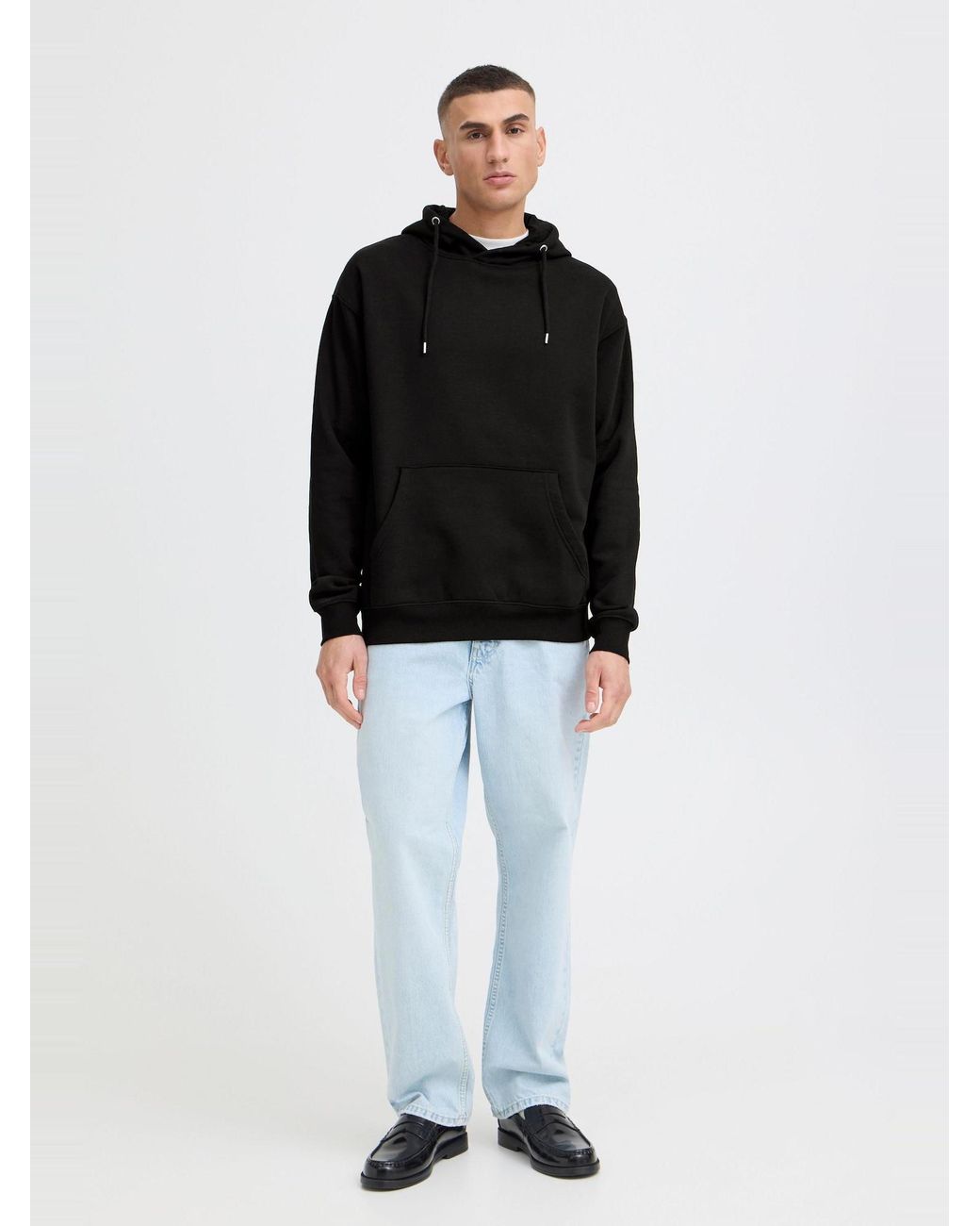 Solid Sweatshirt Lenz in Black für Herren