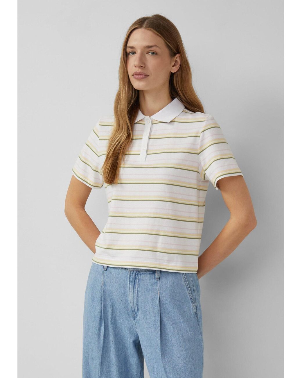 S.oliver White Oliver Poloshirt