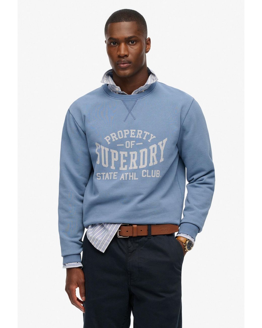 Superdry & Co Sweatshirt Athletic Essentials in Blue für Herren