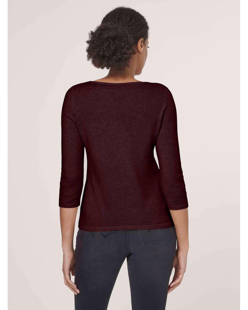 Madeleine Purple Pullover