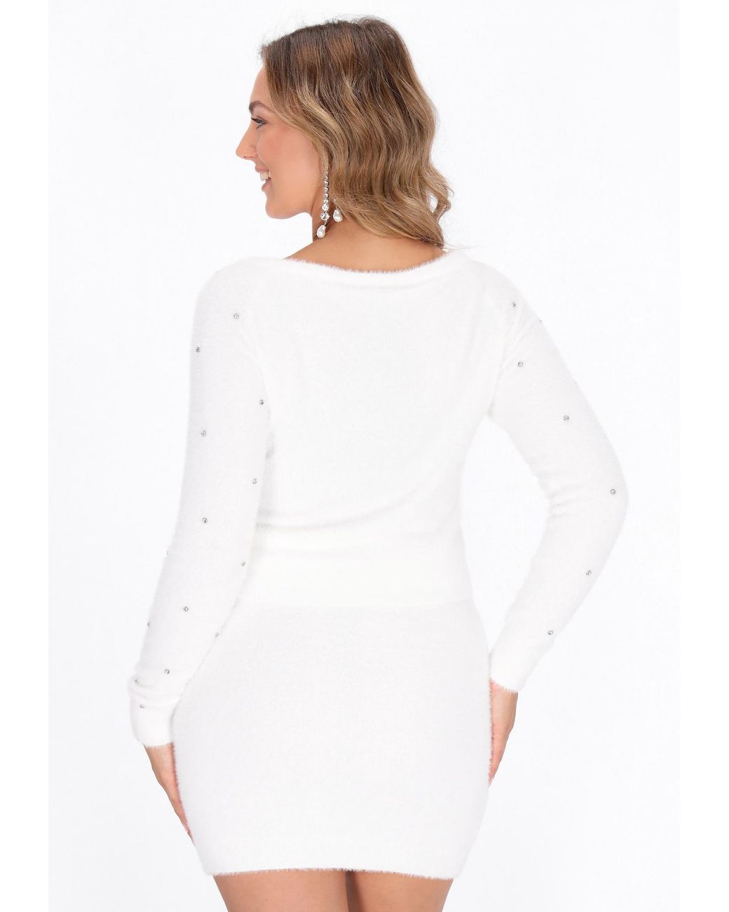 faina White Pullover