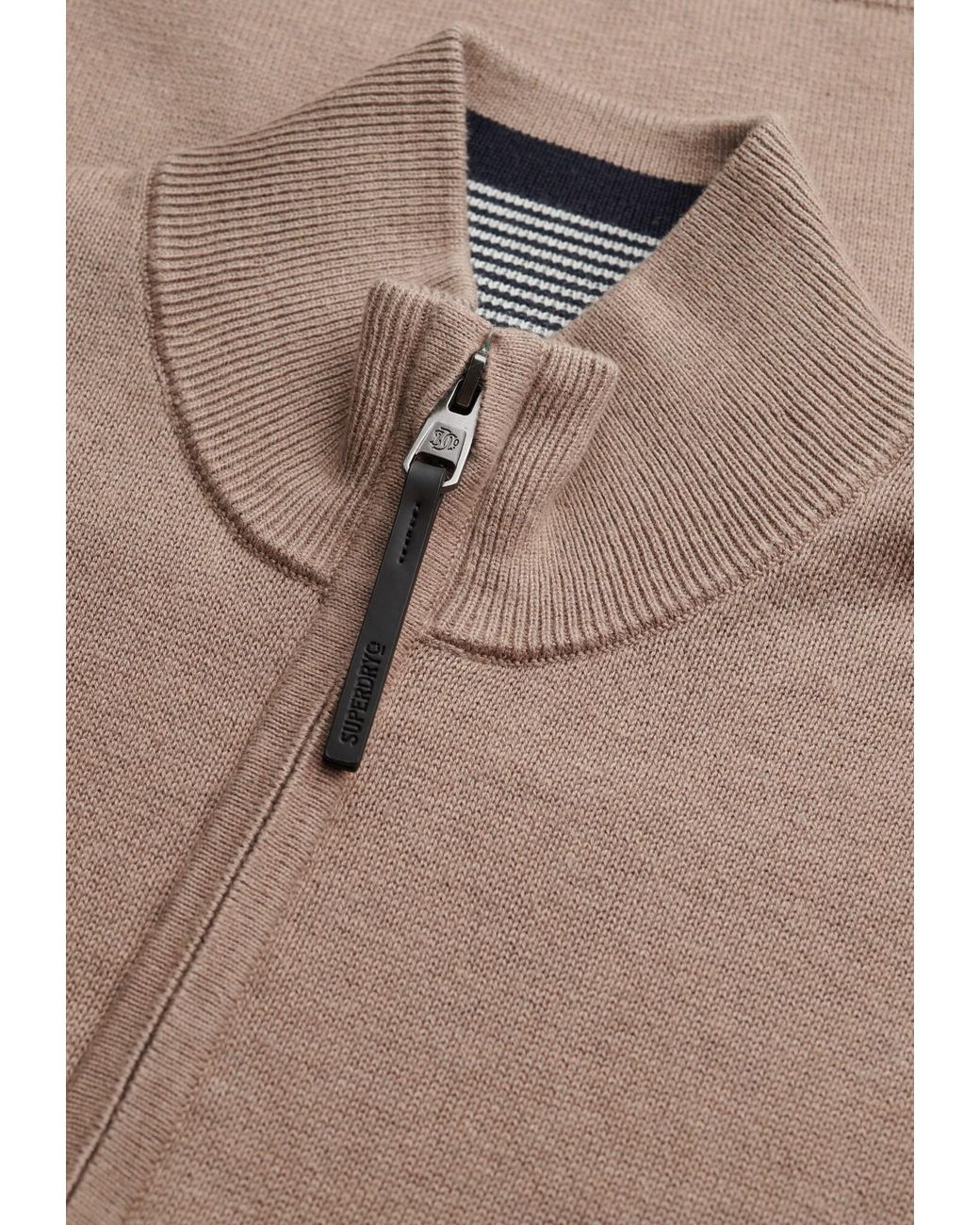 Superdry & Co Pullover Essentials in Natural für Herren