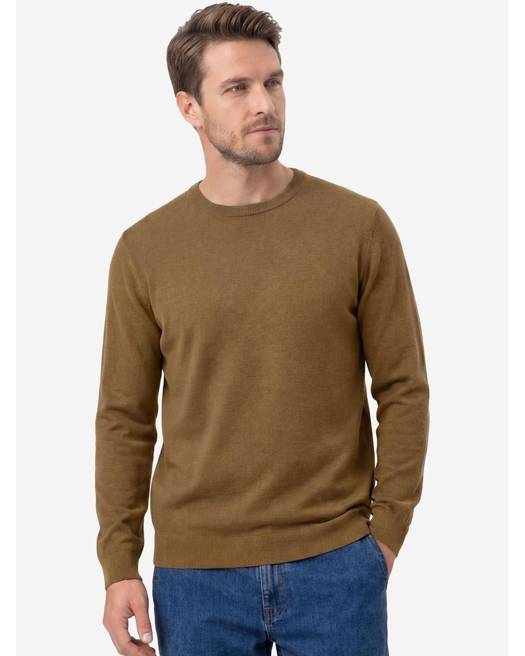 S.oliver Oliver Pullover Basic in Green für Herren