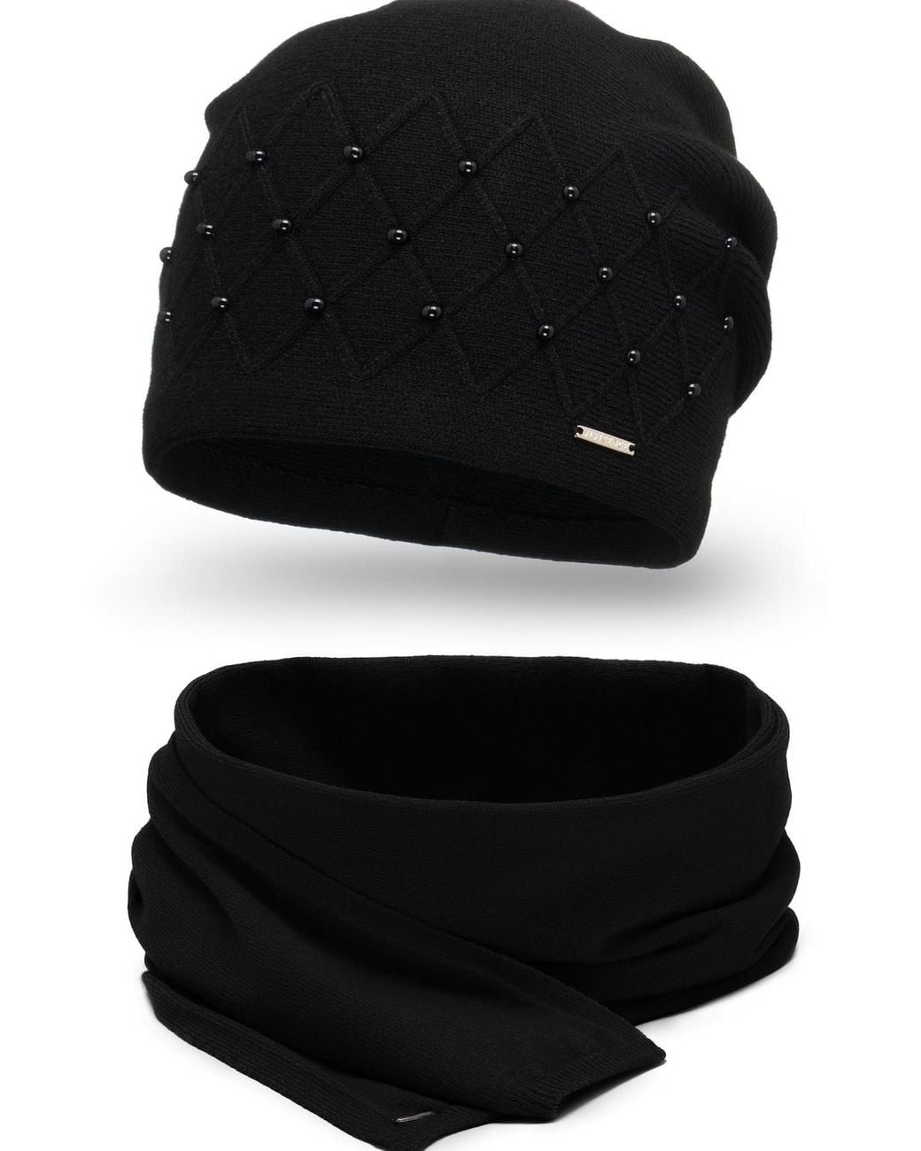 Vivience Black Mütze 7002 Set