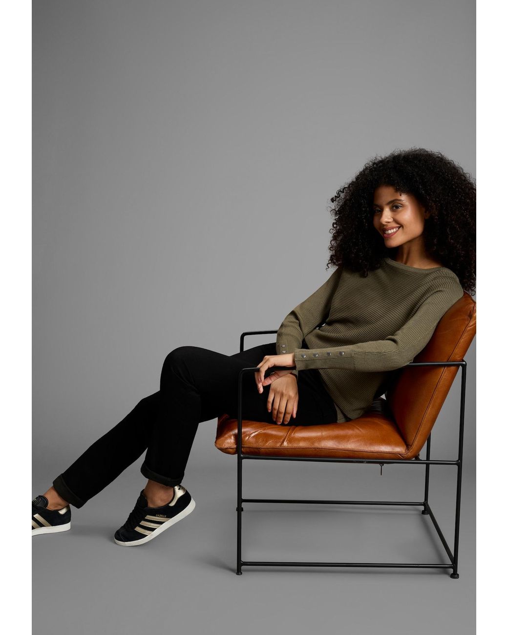 Laura Scott Green Pullover