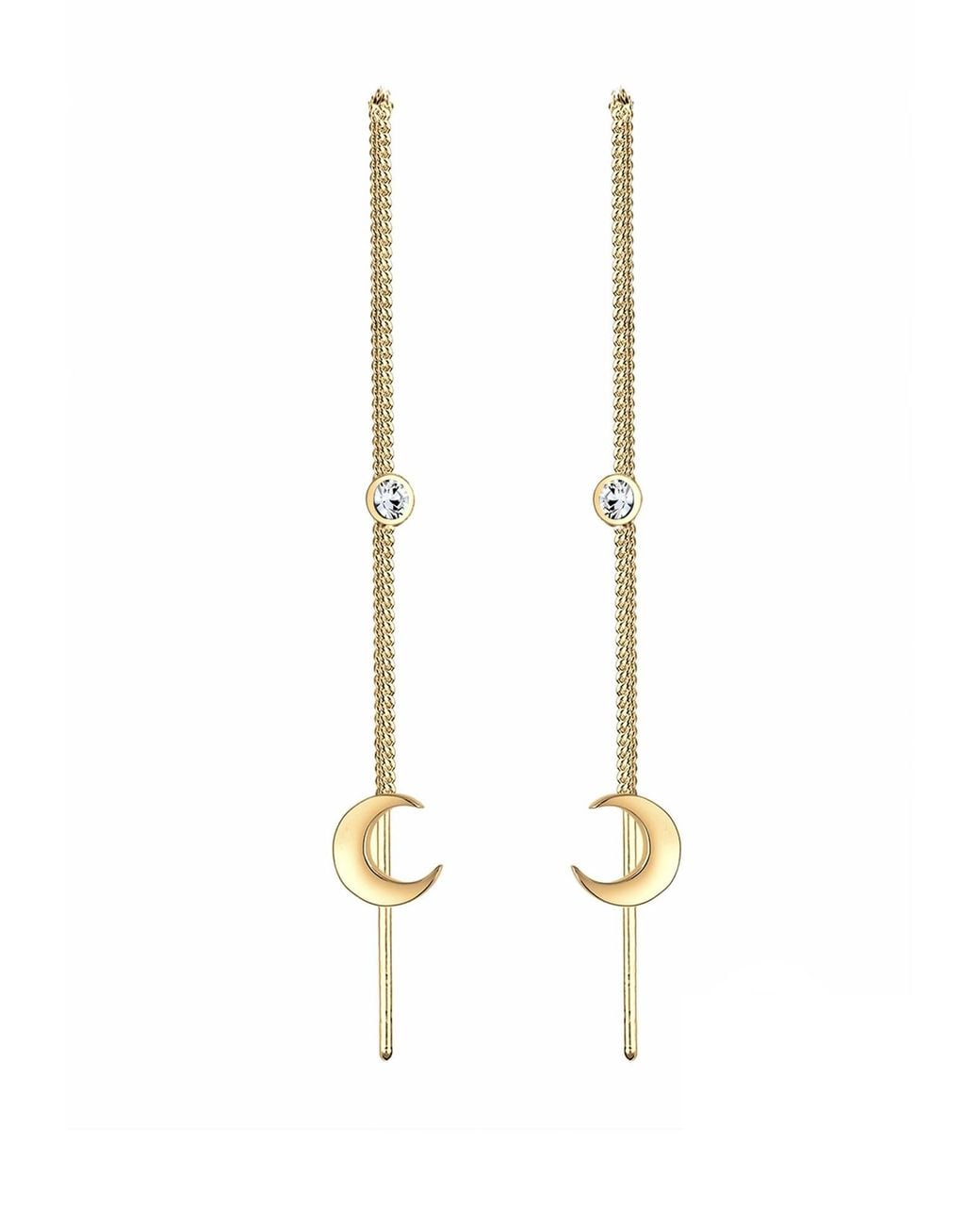 Elli Jewelry White Ohrringe Luna