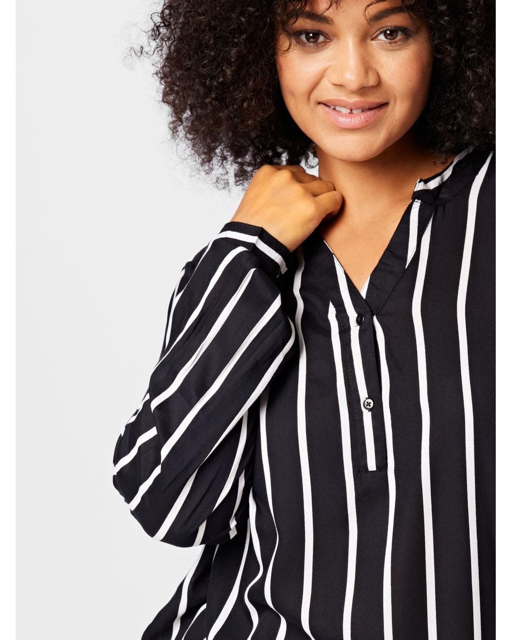 Kaffe Black Bluse Sida