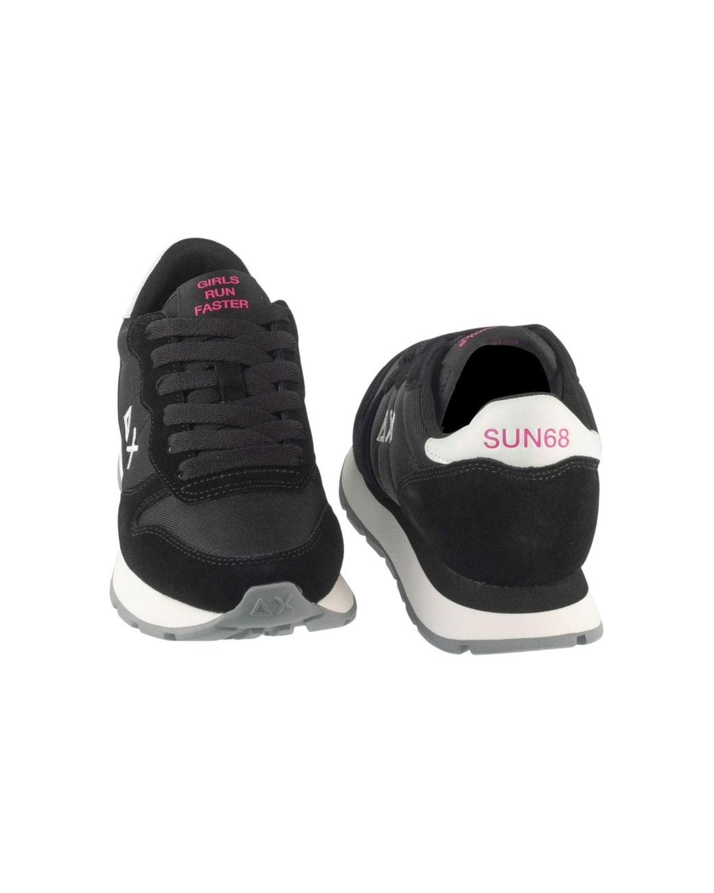 Sun 68 Black Sneaker Low Ally Solid