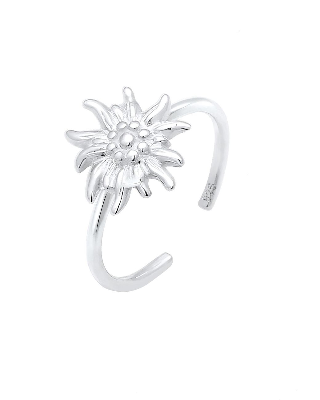 Elli Jewelry Metallic Ring Edelweiss