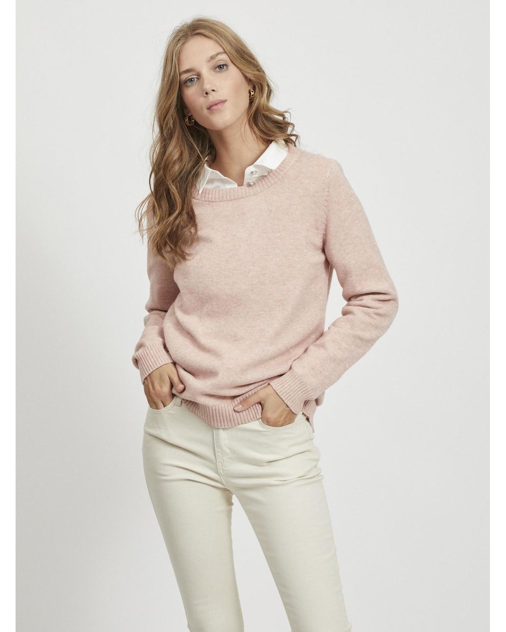 Vila Pink Pullover 'ril'