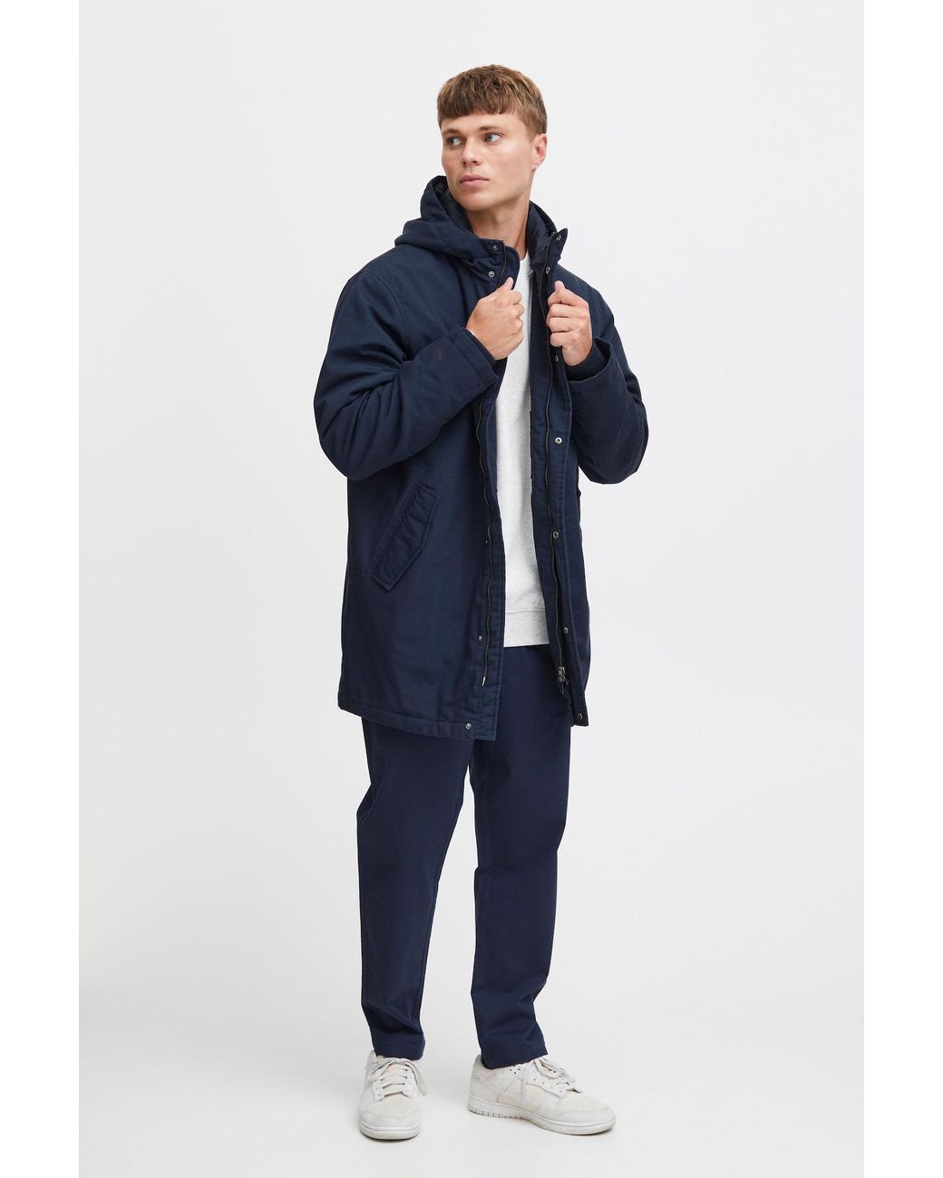 Solid Parka Elan Fall in Blue für Herren