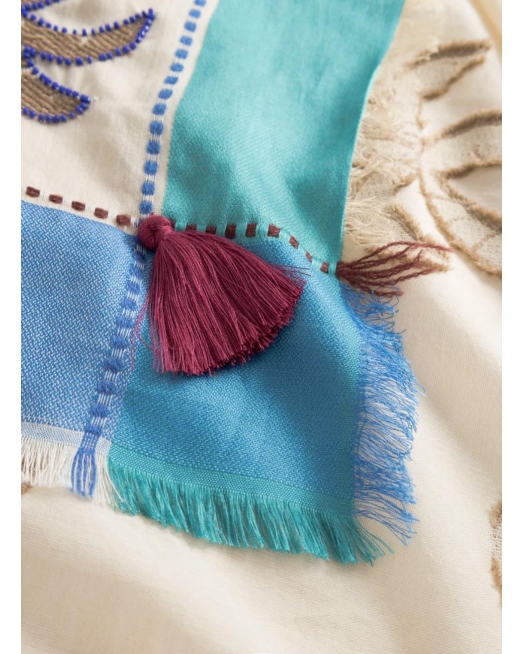 Codello Blue Jacquard-Tuch