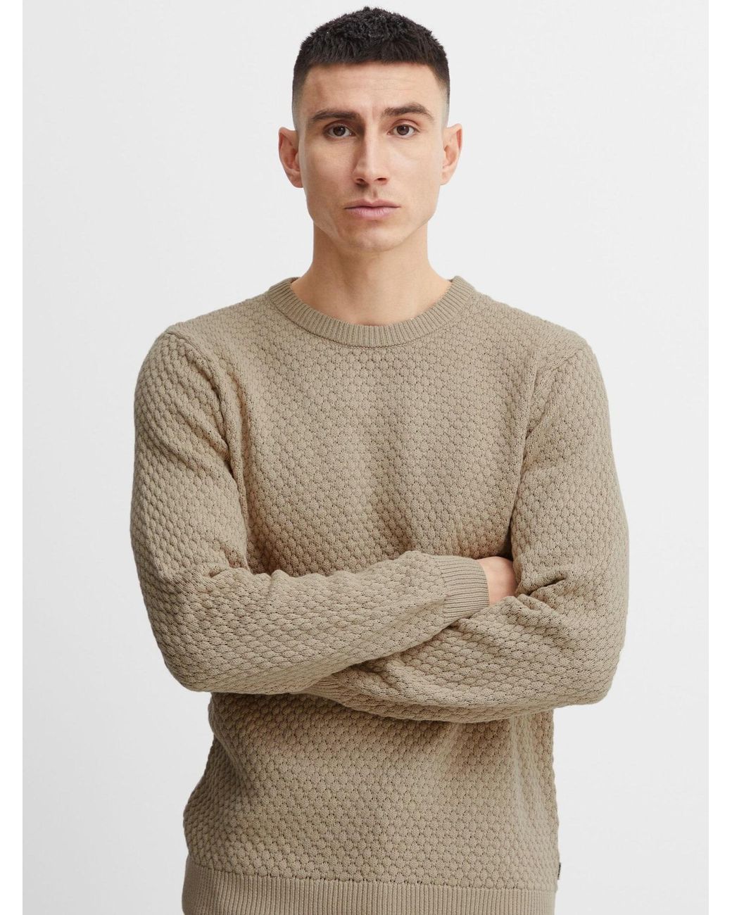 Solid Pullover Clive in Natural für Herren