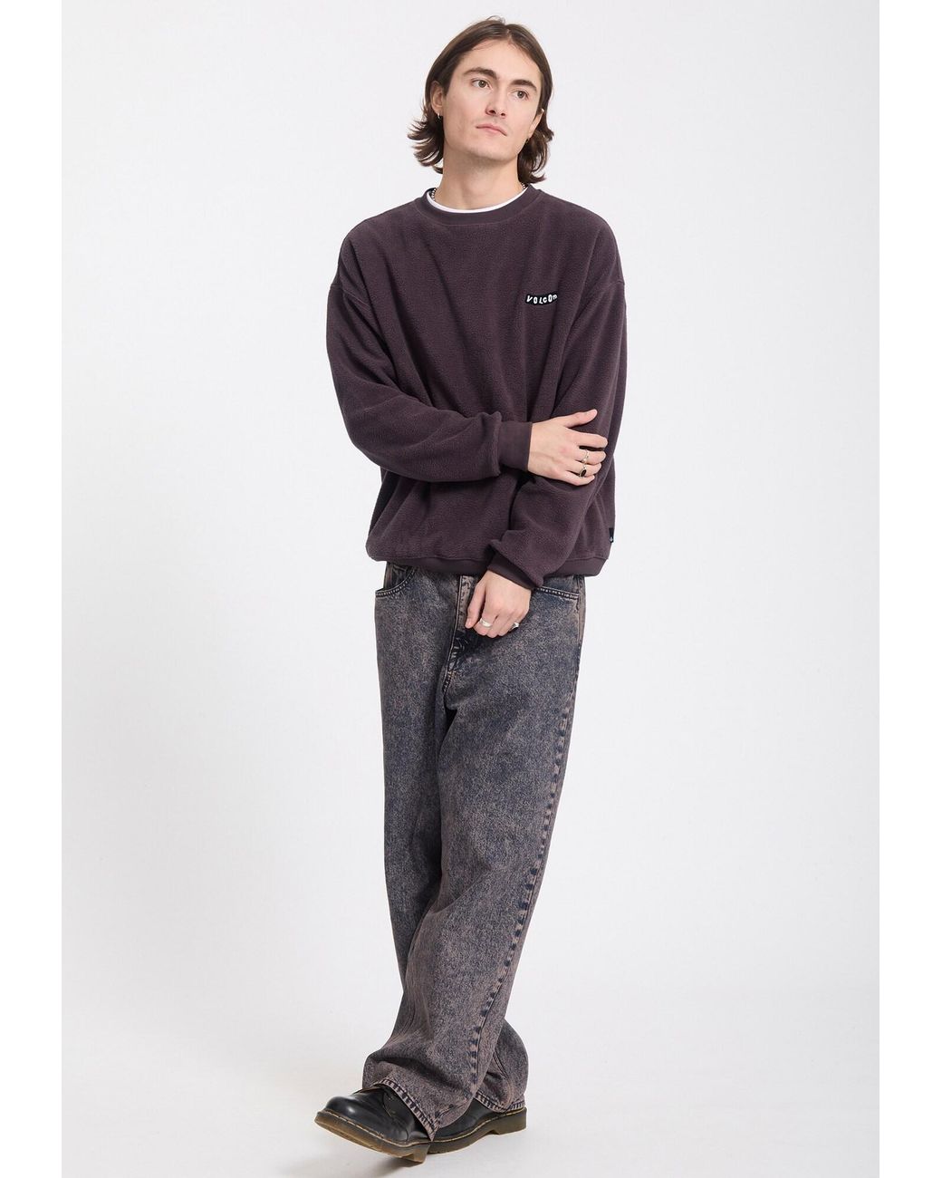 Volcom Pullover Too Kool in Red für Herren