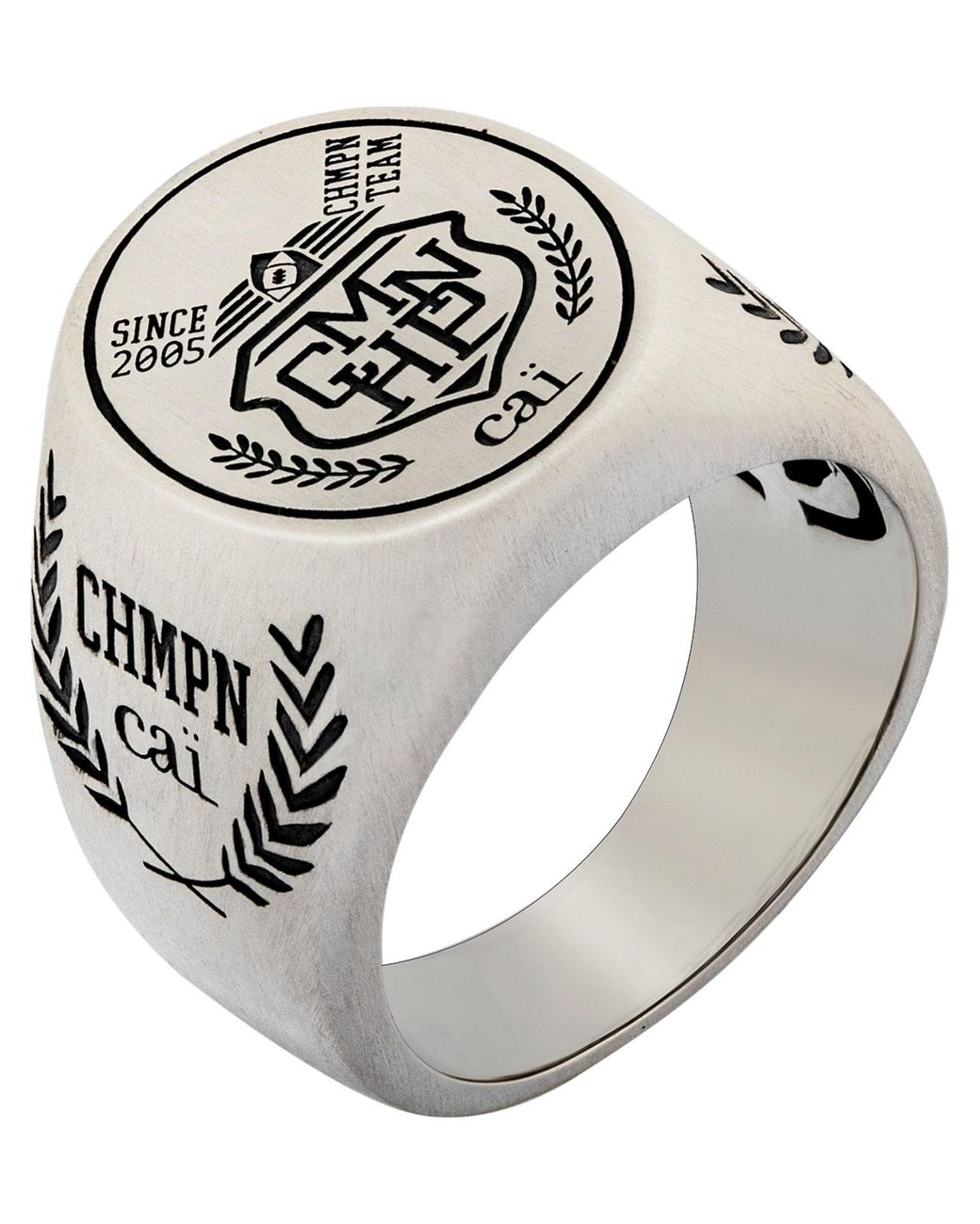 Caï Ca Ring in Metallic für Herren