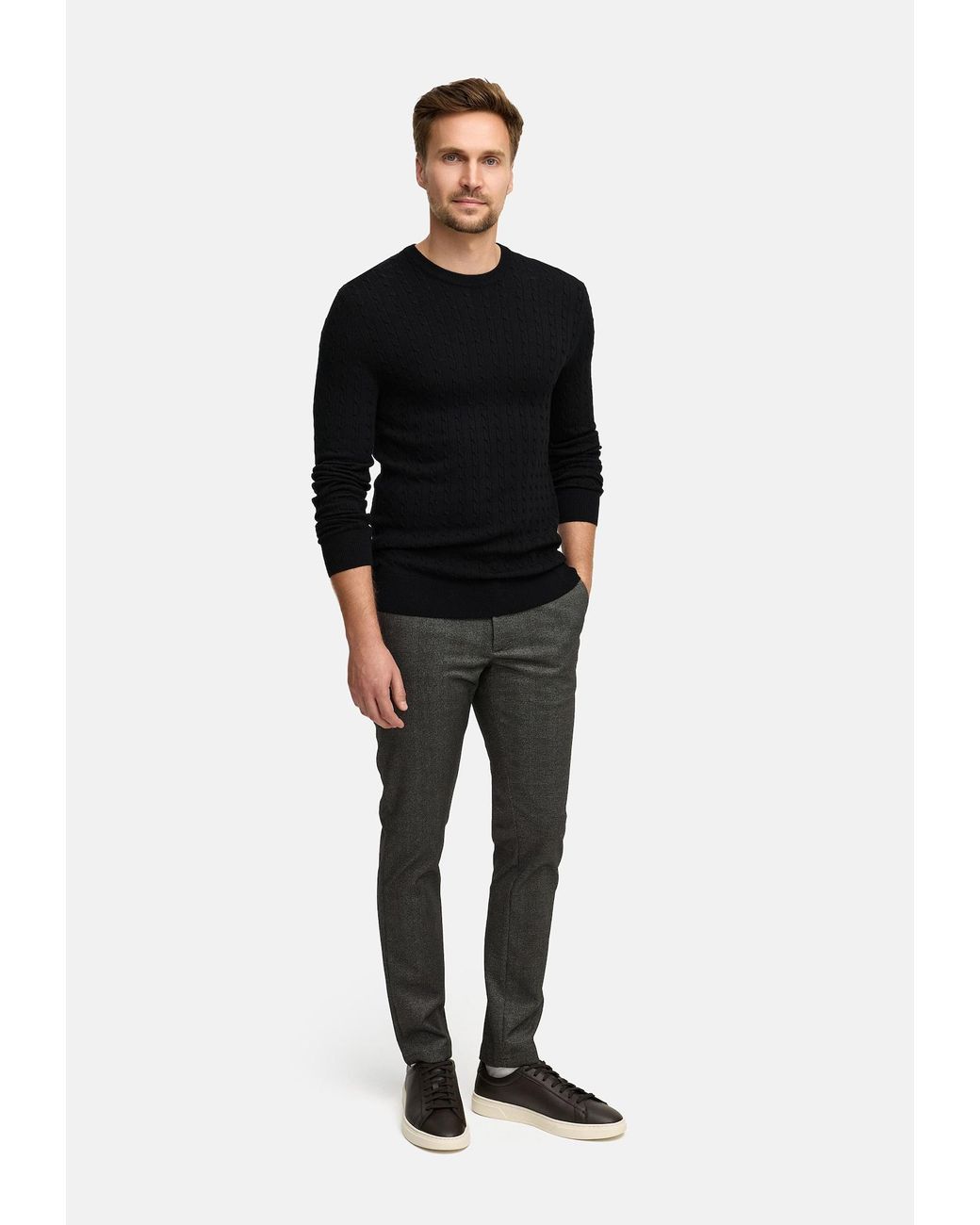 JEFF Pullover Camden in Black für Herren