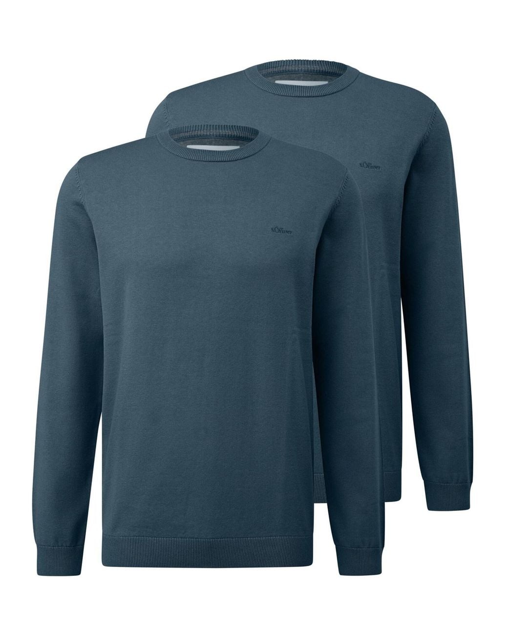 S.oliver Oliver Pullover Basic in Blue für Herren