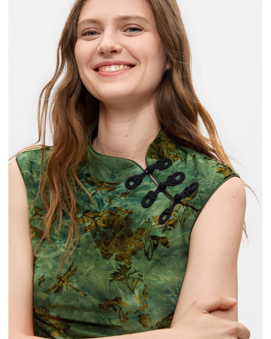 Desigual Green Top