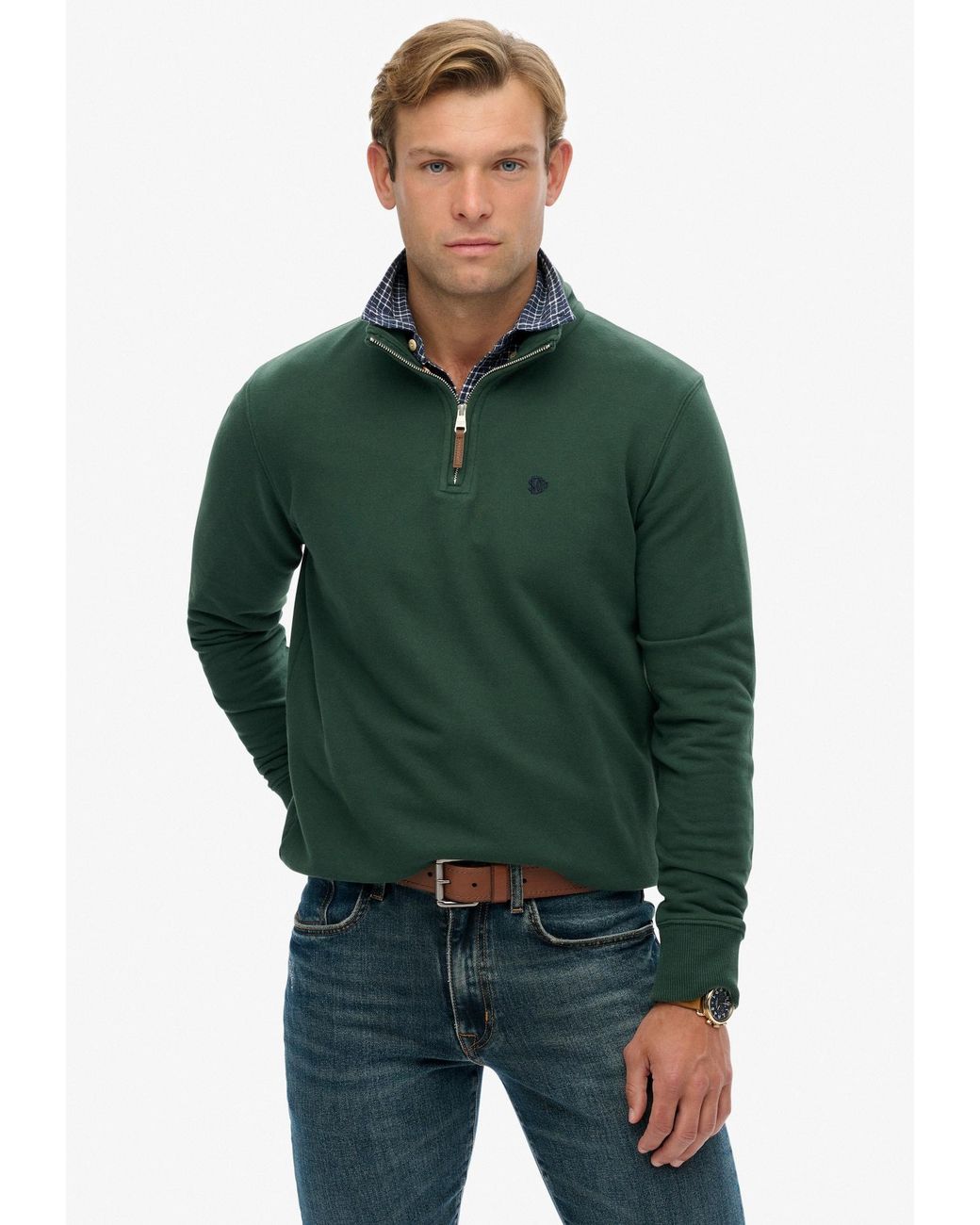 Superdry & Co Pullover in Green für Herren